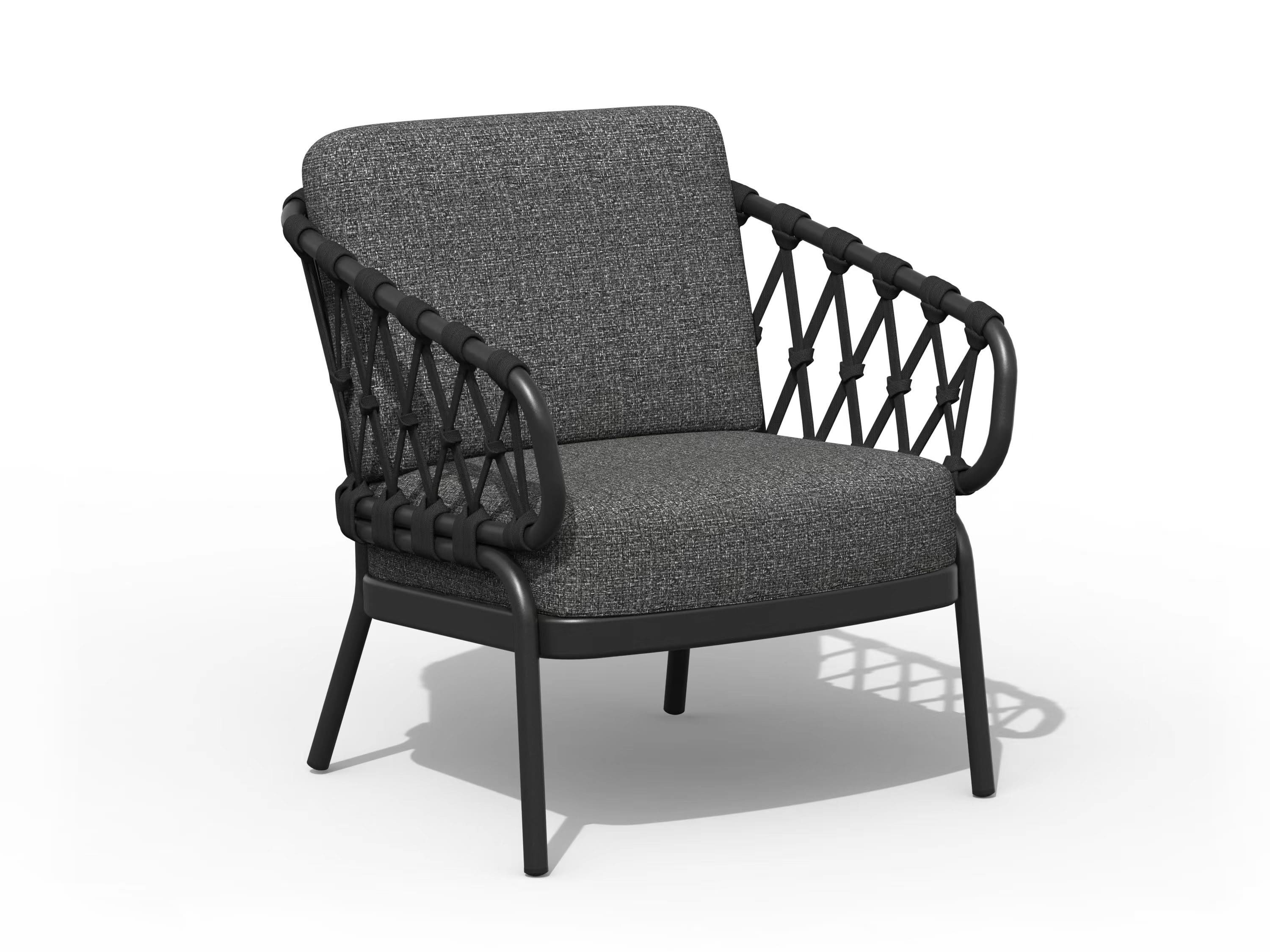 Tierra Outdoor Loungestoel Natal charcoal