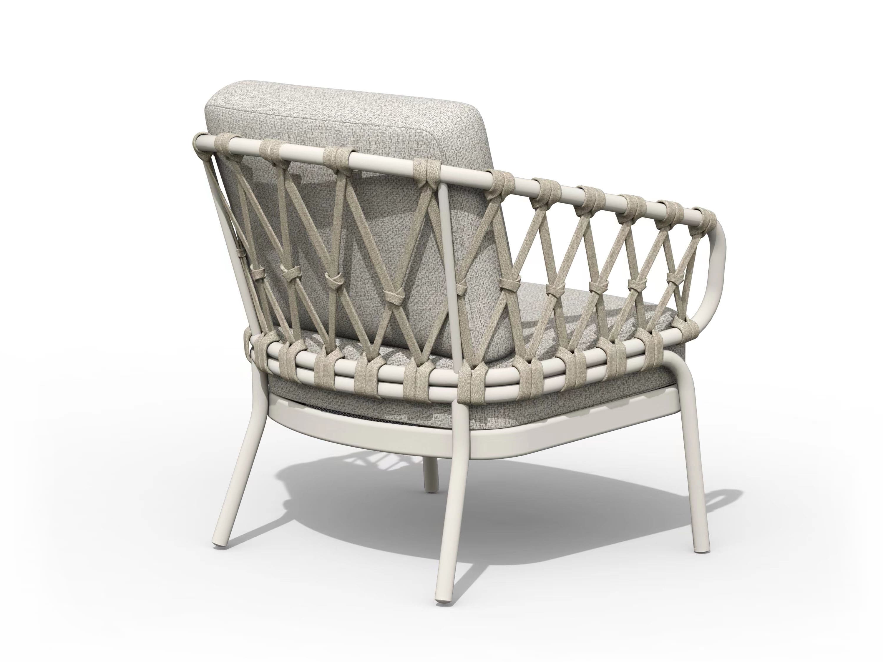 Tierra Outdoor Loungestoel Natal Creme White