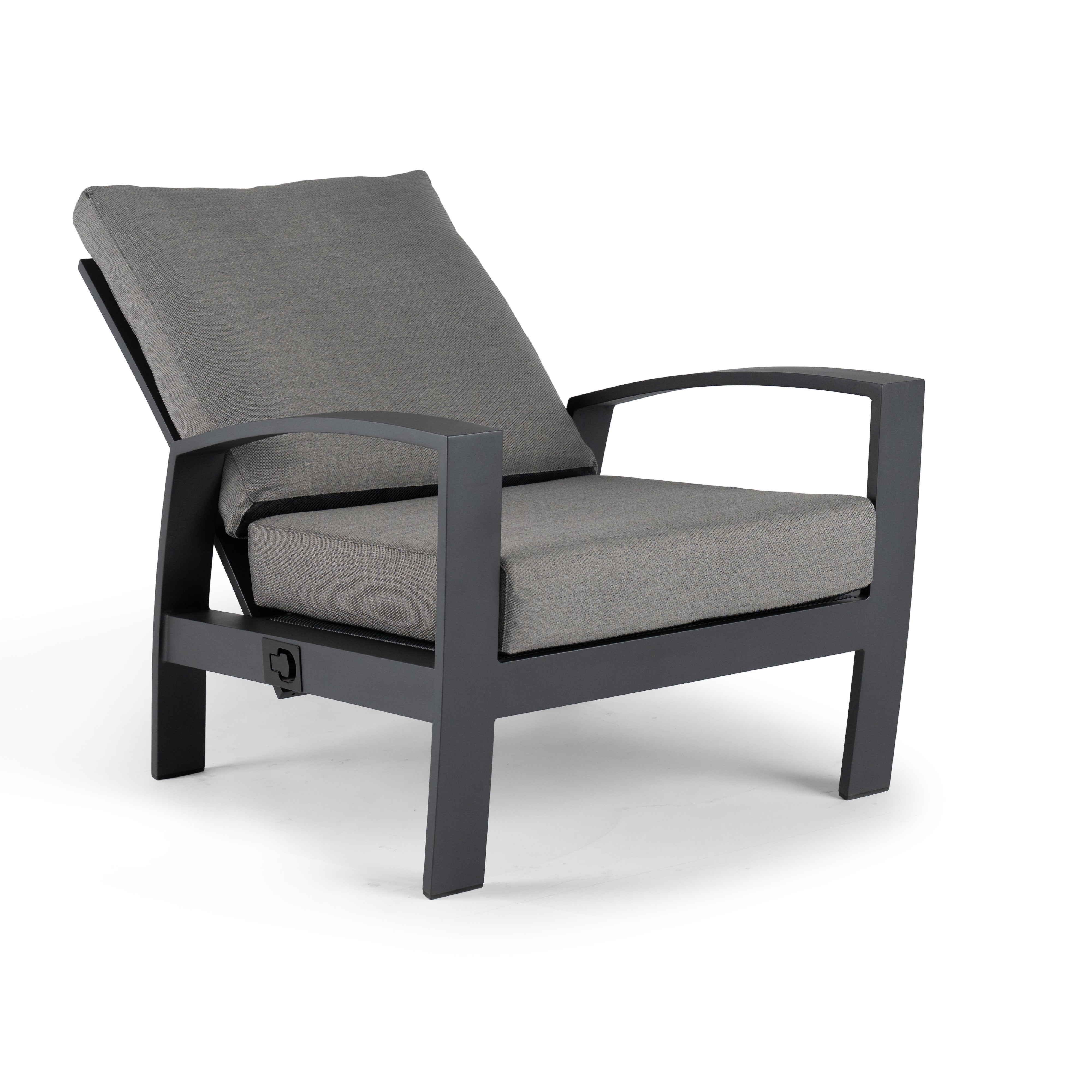 Tierra Outdoor Loungeset Valencia charcoal 4-delig