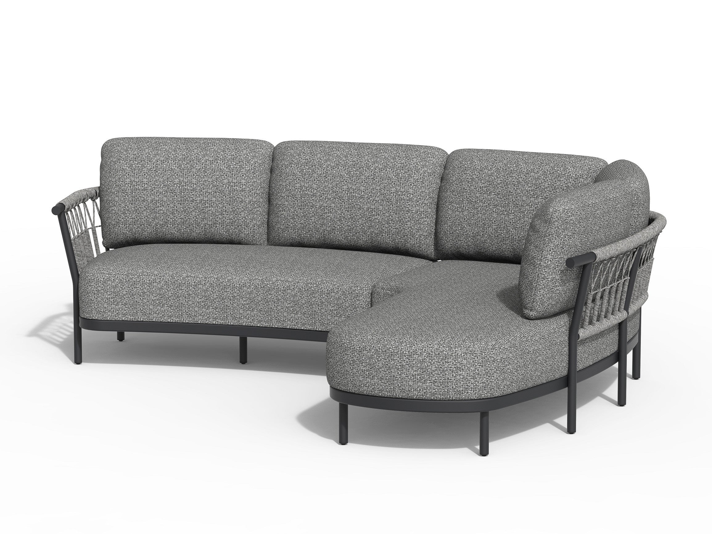 Tierra Outdoor Loungehoek Fresca Links Charcoal