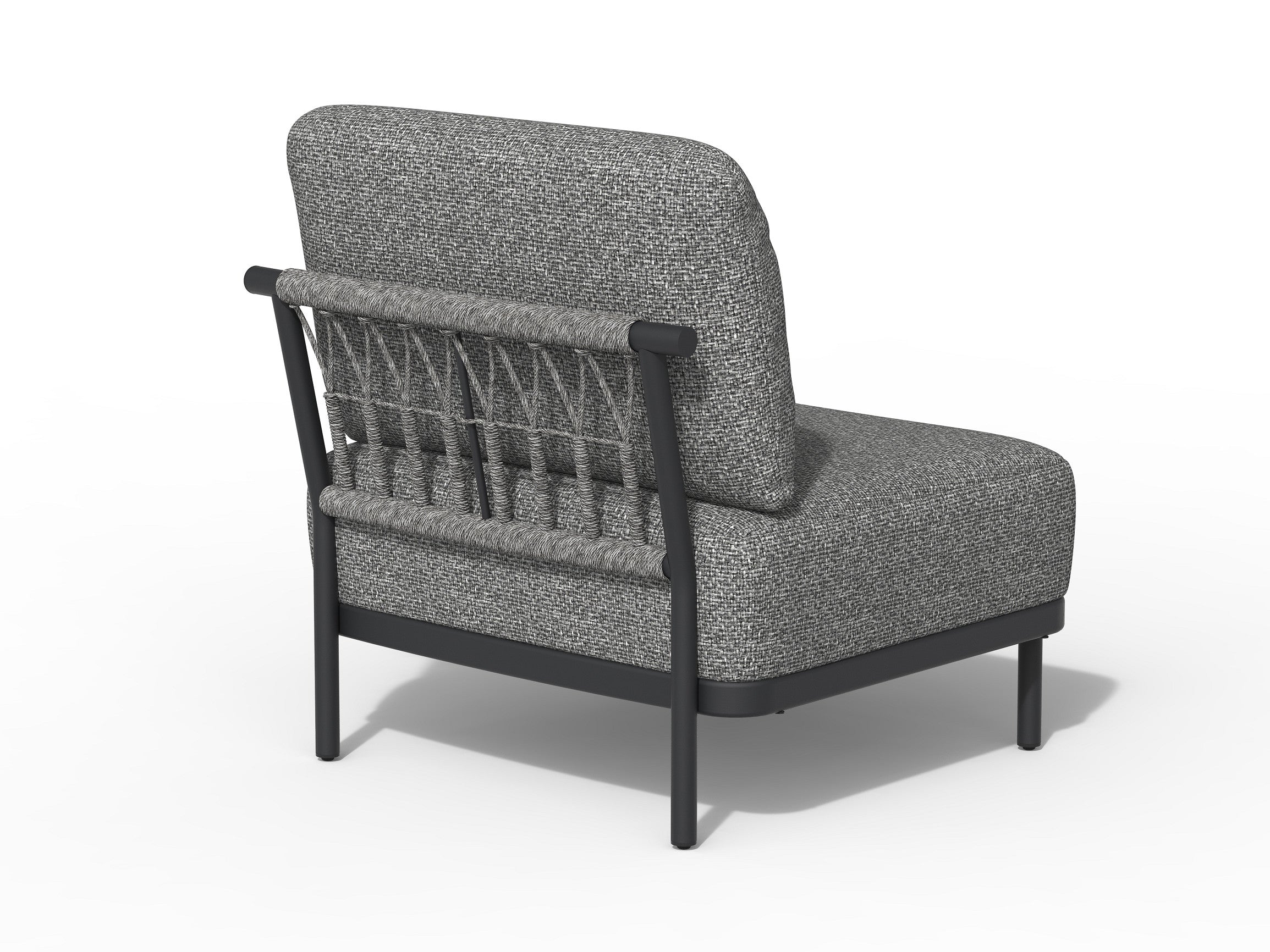 Tierra Outdoor Loungehoek Fresca Rechts Charcoal 4-delig