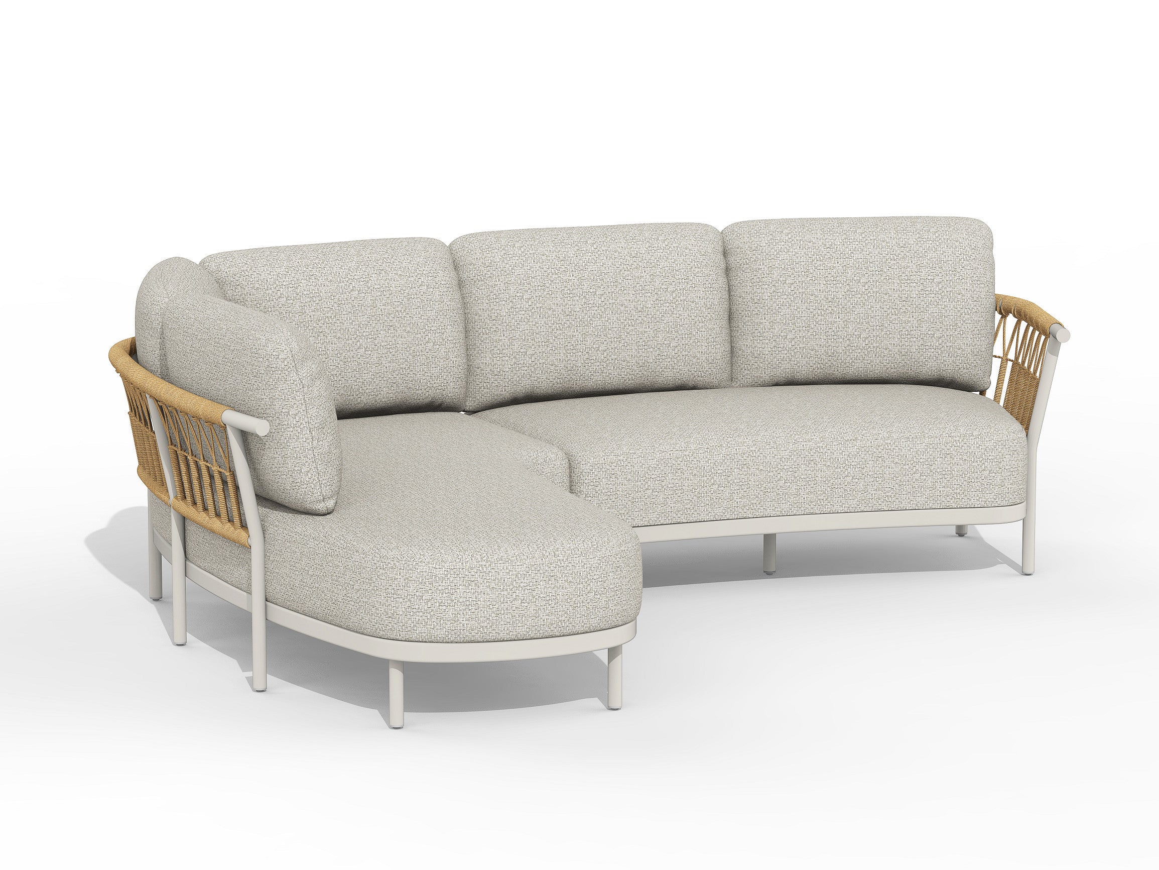 Tierra Outdoor Loungehoek Fresca Rechts Creme White