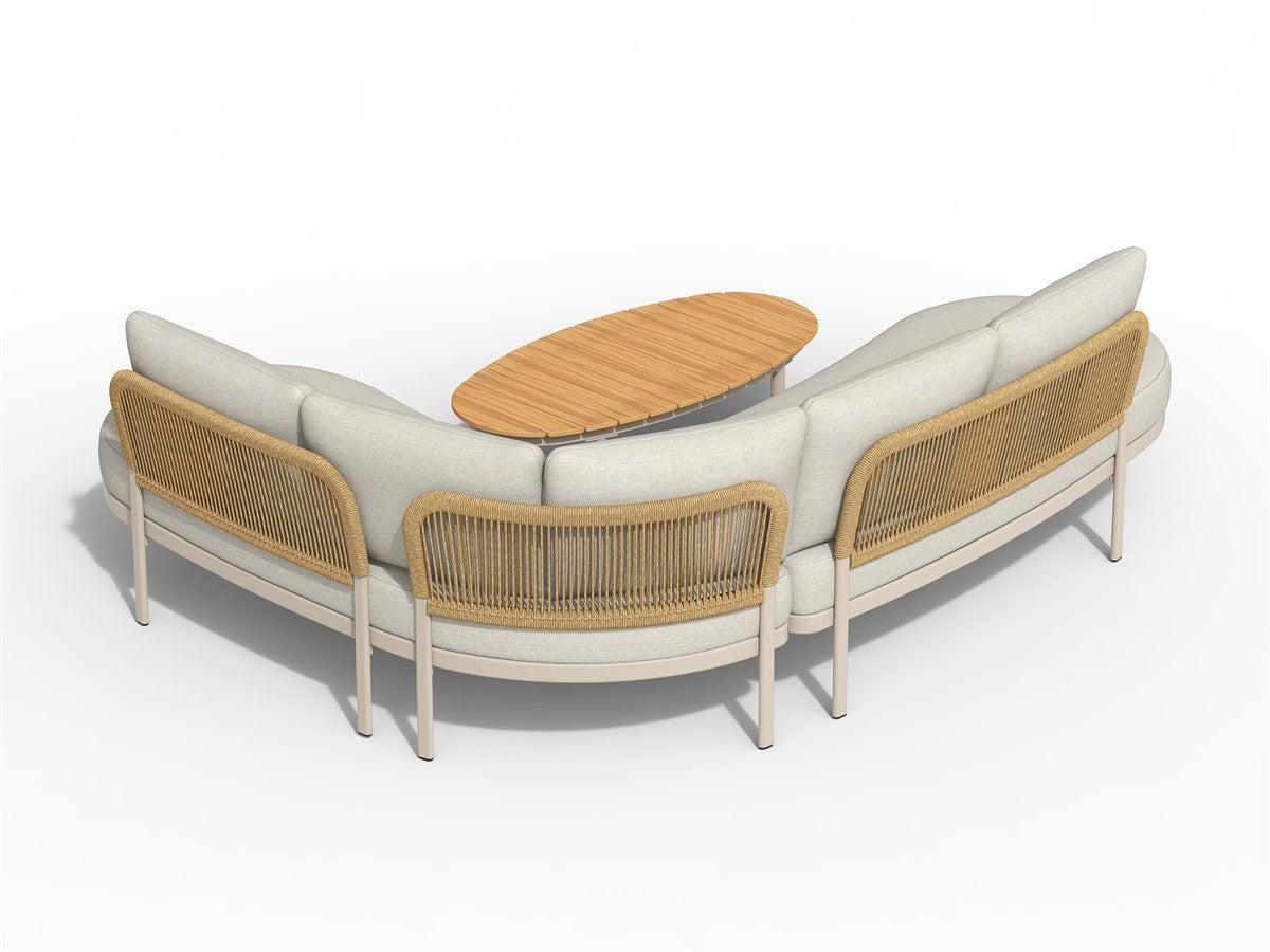 Tierra Outdoor Loungehoek Fumanu Links Champagne