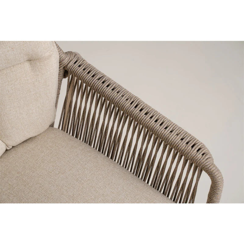 Tierra Outdoor Diningset Rivera champagne - Elegante ophira 219x92cm 7-delig