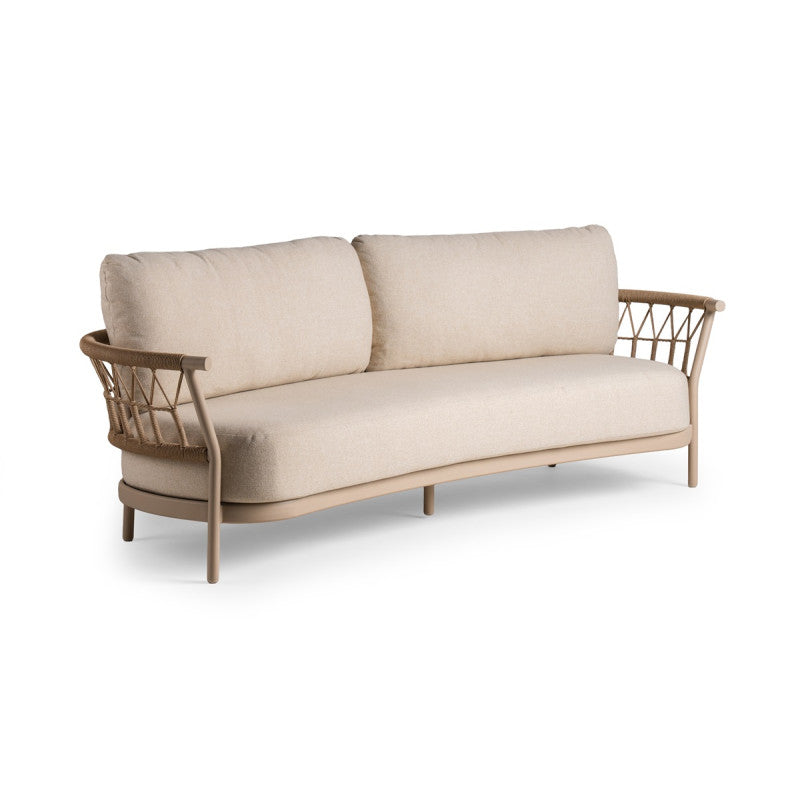 Tierra Outdoor Fresca Loungebank 3-zits champagne