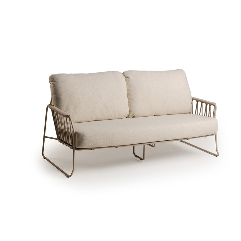 Tierra Outdoor Rivera Loungebank 2-zits champagne