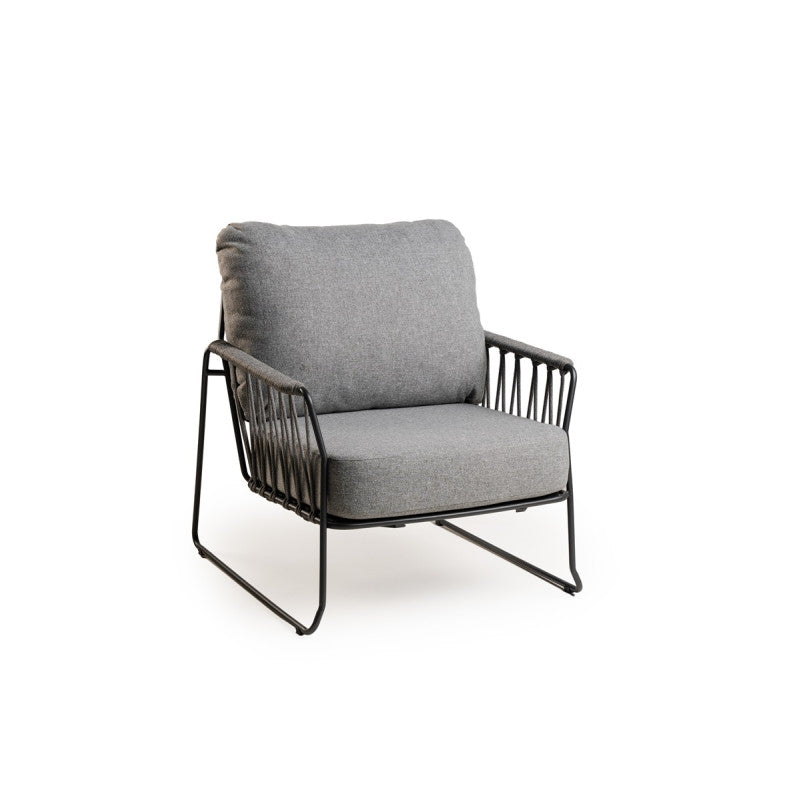Tierra Outdoor Rivera Loungestoel mountain grey