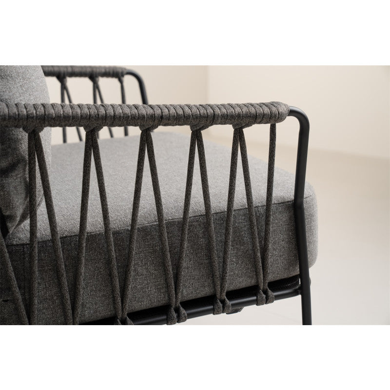 Tierra Outdoor Rivera Loungestoel mountain grey