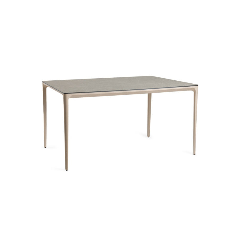 Tierra Outdoor Elegante Diningtafel Trespa ophira 160x92cm champagne