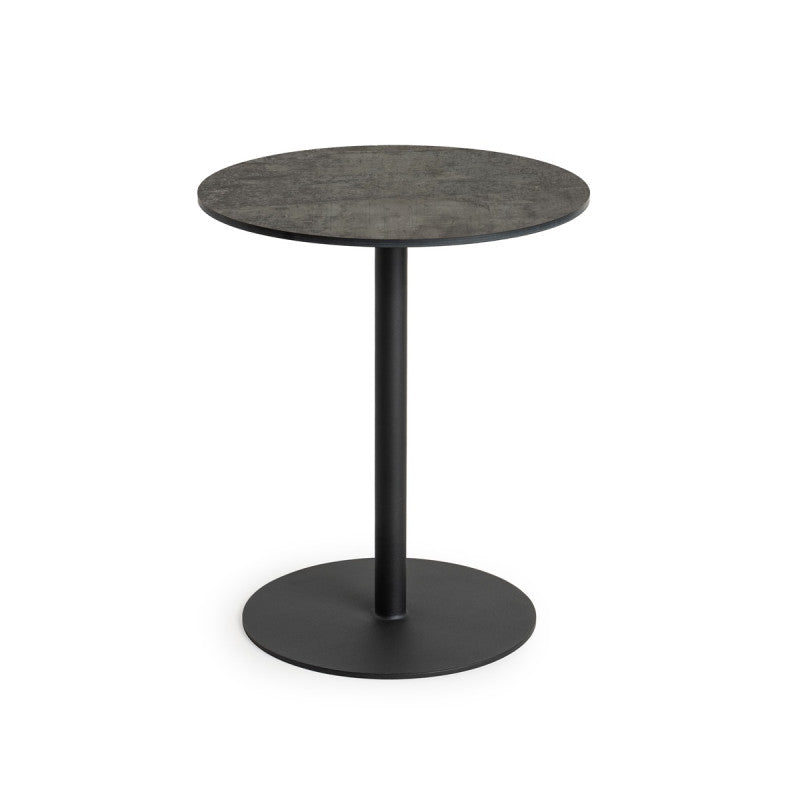 Tierra Outdoor Solea Loungetafel Trespa forest grey ø30cm charcoal