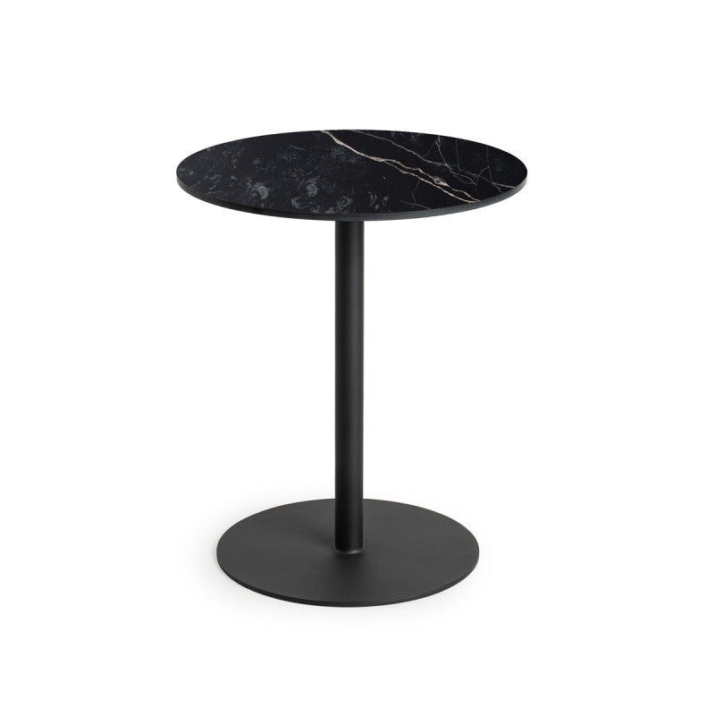 Tierra Outdoor Solea Loungetafel Trespa marble ø30cm charcoal