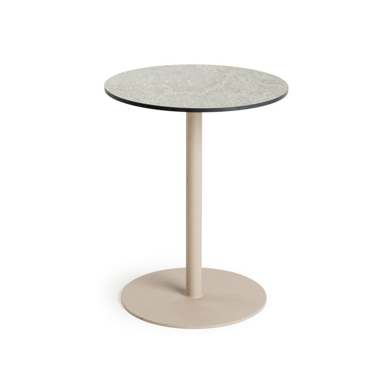 Tierra Outdoor Solea Loungetafel Trespa ophira ø30cm champagne