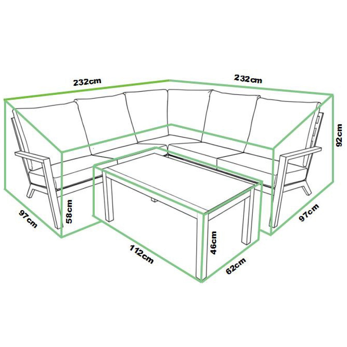 Tierra Outdoor Hoes azzurro loungehoek