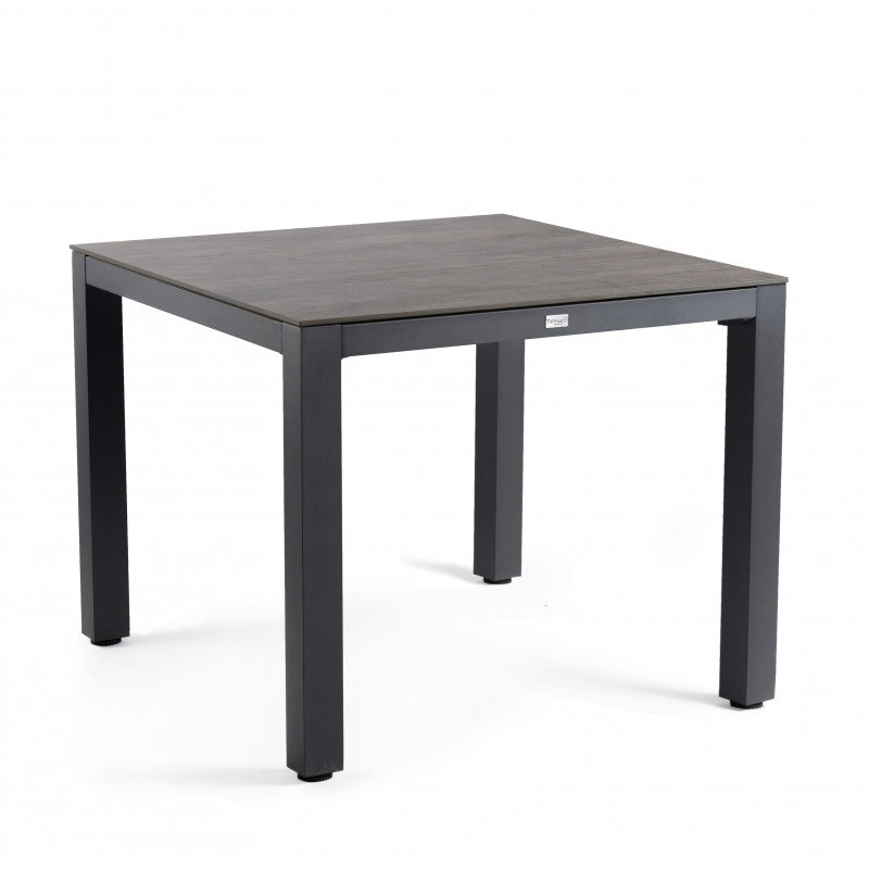 Tierra Outdoor Diningtafel Briga charcoal-forest grey 100x100cm