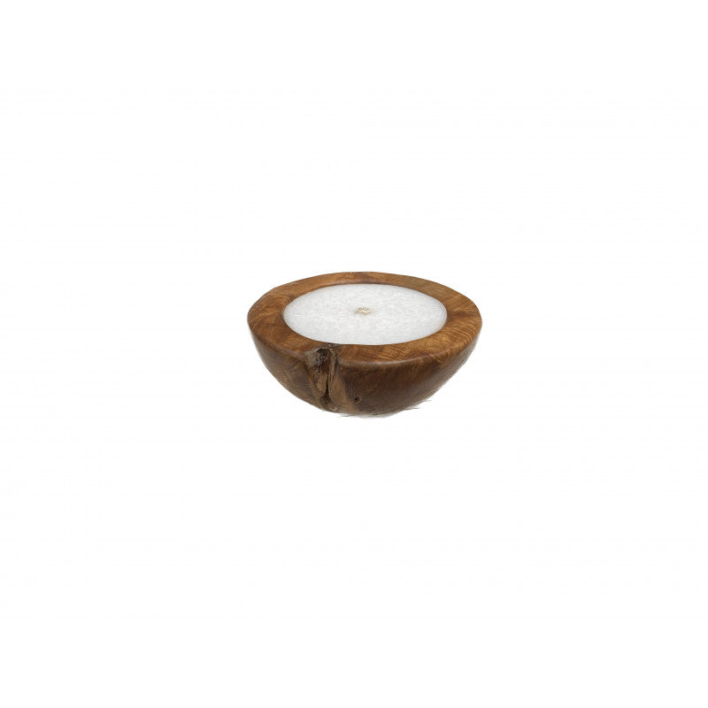 Tierra Outdoor Kaars Bowl teak Ø20cm