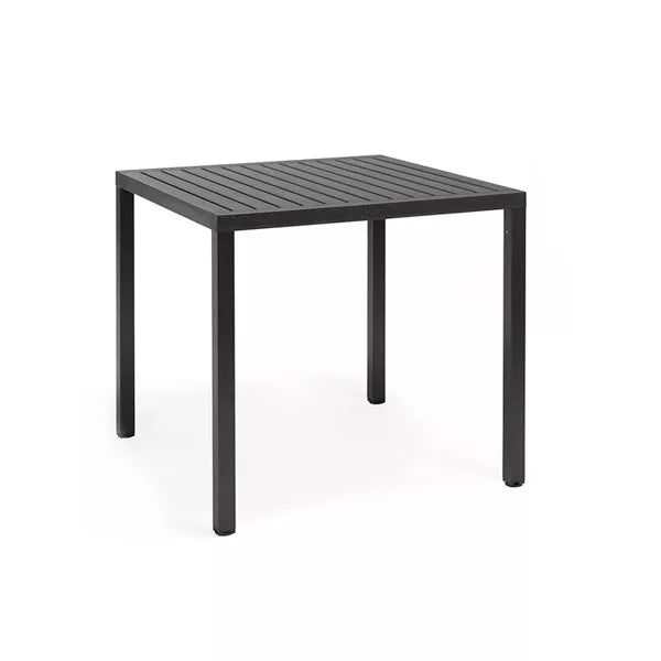 Nardi Diningtafel cube antraciet 80x80cm