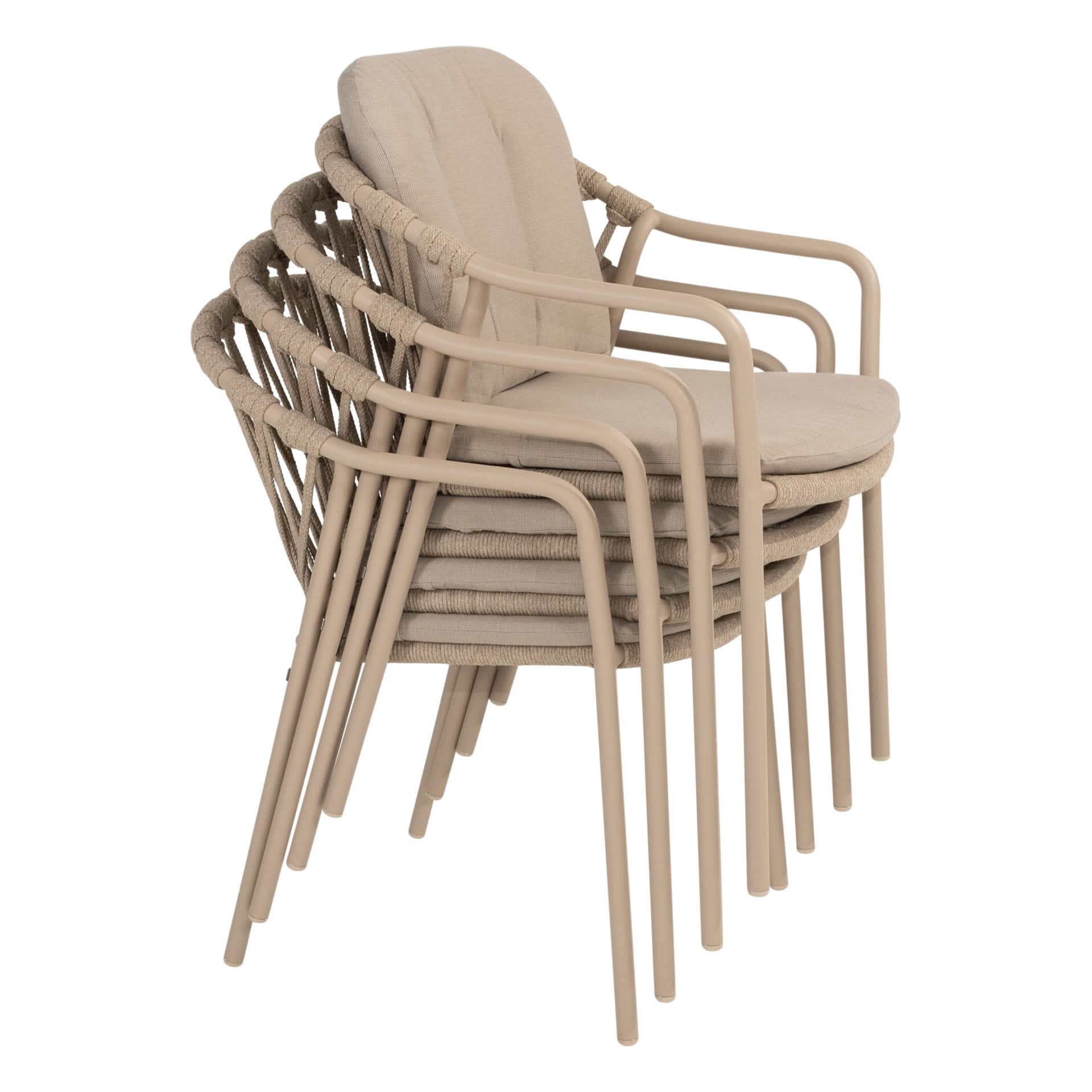 Taste 4SO Stapelstoel Manitoba latte