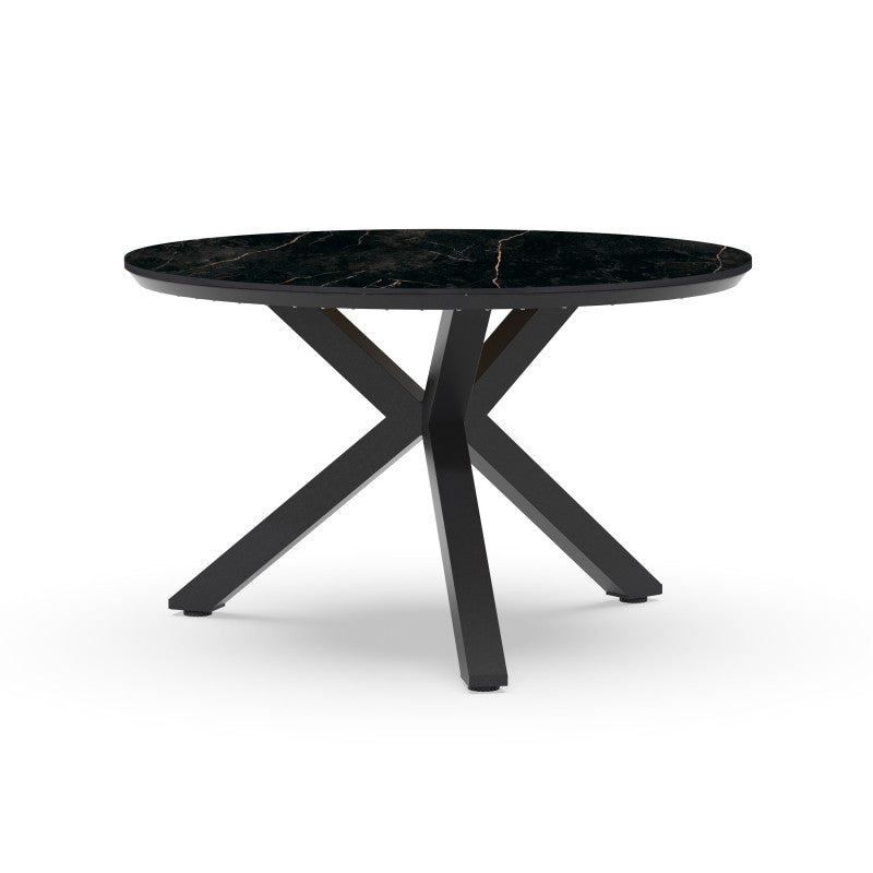 Tierra Outdoor Diningtafel Orbital marble ø120cm