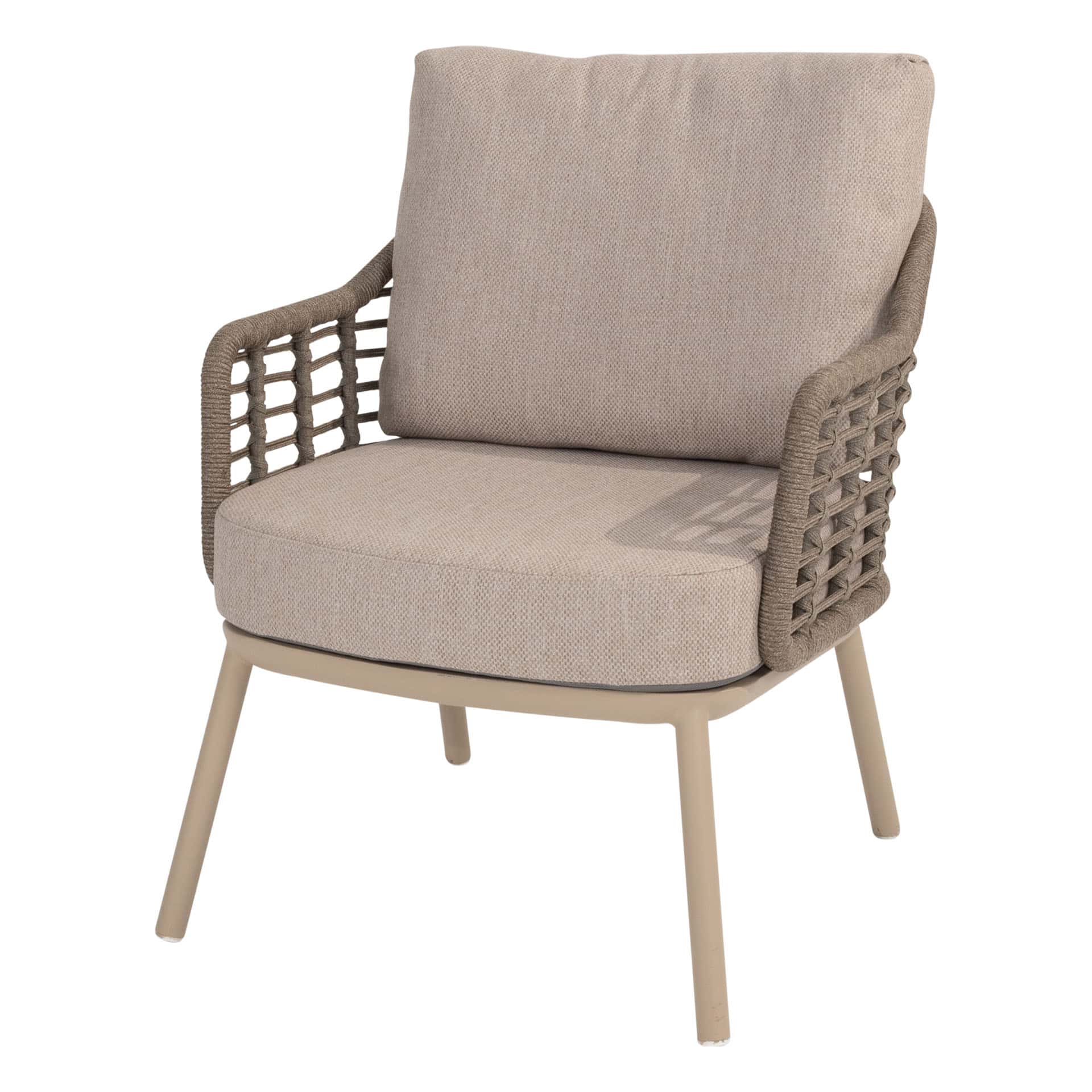 Taste 4SO Low Diningstoel Puglia latte