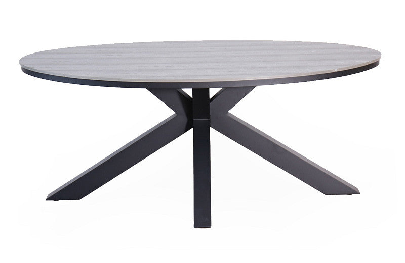 Tierra Outdoor Diningtafel Flores charcoal 200x100cm