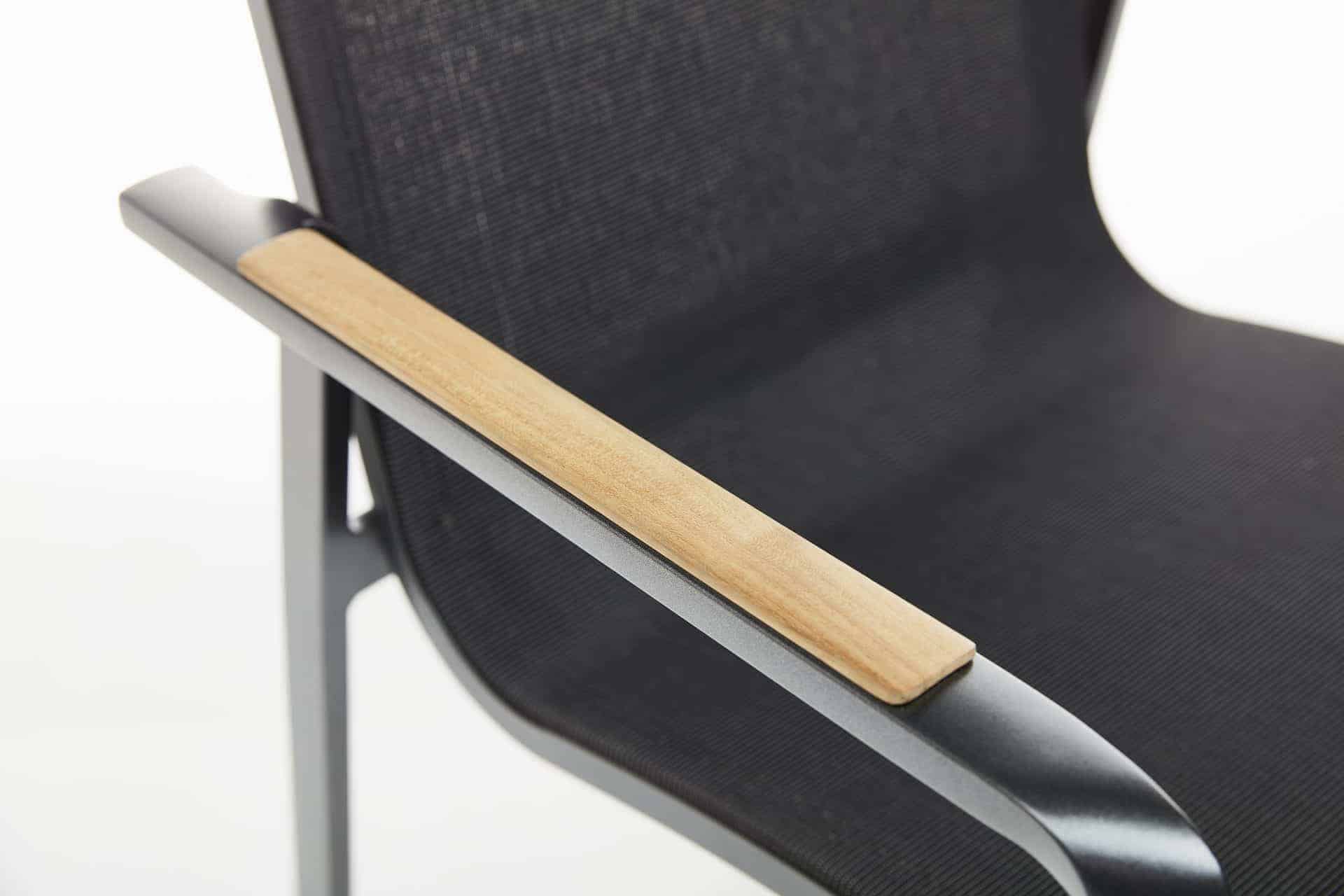 Kettler Stapelstoel Diamond antraciet twitchel